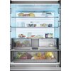 Lodówka HAIER HFR79F19EFGK Side by Side No Frost 190cm Szafirowe szkło Funkcje dodatkowe Komora chłodzenia MyZone