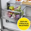 Lodówka HAIER HFR79F19EFGK Side by Side No Frost 190cm Szafirowe szkło Zmiana kierunku otwierania drzwi Nie