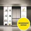 Lodówka HAIER HCR7818DNMM Side by Side No Frost 181.5cm Inox Bezszronowa (No Frost) Pełny No Frost