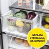 Lodówka HAIER HCR7818DNMM Side by Side No Frost 181.5cm Inox Położenie zamrażarki Side by Side