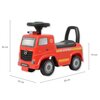 Jeździk MILLY MALLY Mercedes-Benz Actros Fire Truck Czerwony Maksymalne obciążenie [kg] 23