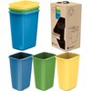 Kosz na śmieci KEDEN Compacta Q basic 12 L Wielokolorowy Typ Otwarty