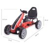 Gokart na pedały MILLY MALLY Power Czerwony Maksymalne obciążenie [kg] 30