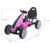 Gokart na pedały MILLY MALLY Power Różowy Maksymalne obciążenie [kg] 30