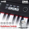 Pianino cyfrowe DNA PP 88 Czarny Efekty Pogłos