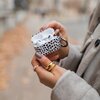 Etui na słuchawki BURGA Almond Latte do Apple AirPods 3 Beżowo-czarny Karabińczyk Tak