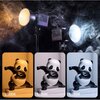 Lampa LED ULANZI L024 Czarny Wysokość [cm] 8.5