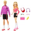 Lalka Barbie Fashionistas Barbie i Ken na wrotkach HXK90 Seria Fashionistas