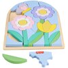 Puzzle drewniane FISHER PRICE Kwiaty dla dzieci HXT97 Tematyka Roślinność