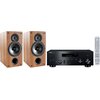 Zestaw stereo YAMAHA MusicCast R-N600A + INDIANA LINE Tesi 261 Orzechowo-czarny