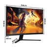 Monitor AOC CQ32G4VE 31.5" 2560x1440px 180Hz 0.5 ms [MPRT] Curved Przeznaczenie Dla gracza