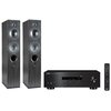 Zestaw stereo YAMAHA R-S202D + INDIANA LINE Tesi 561 Czarny