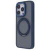 Etui TECTO SHIELD Secure Spinning Mag do Apple iPhone 15 Pro Granatowy