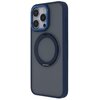Etui TECTO SHIELD Secure Spinning Mag do Apple iPhone 15 Pro Max Granatowy