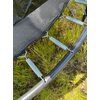 Trampolina ENERO z siatką wewnętrzną FI244 cm Czarny Wsporniki siatki [mm] 25 x 1