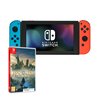 Konsola NINTENDO Switch HAC-001(-01) + Kontroler Switch Czerwono-niebieski + Dziedzictwo Hogwartu (Hogwarts Legacy) Gra NINTENDO SWITCH