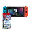 Konsola NINTENDO Switch HAC-001(-01) + Kontroler Switch Czerwono-niebieski + Nintendo Switch Sports Gra NINTENDO SWITCH