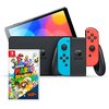 Konsola NINTENDO Switch Oled Czerwono-niebieska + Super Mario 3D World + Bowser's Fury Gra NINTENDO SWITCH