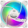 Wentylator COOLER MASTER MasterFan MF120 Halo2 White Edition Wymiary (WxSxG) [mm] 120 x 120 x 25