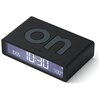 Budzik LEXON Flip Classic Czarny Kolor Czarny