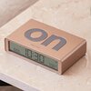 Budzik LEXON Flip Classic Złoty Materiał Tworzywo ABS