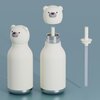 Butelka termiczna ASOBU Bestie Bottle Bear Biały Kolor Biały