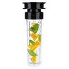 Butelka plastikowa SOXO Rick i Morty 1000 ml Czarny Motywacyjna Nie