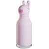 Butelka ze stali nierdzewnej ASOBU Bestie Bottle Bunny Różowy