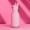 Butelka ze stali nierdzewnej ASOBU Bestie Bottle Bunny Różowy Materiał Stal nierdzewna