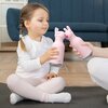 Butelka ze stali nierdzewnej ASOBU Bestie Bottle Bunny Różowy Materiał Miedź