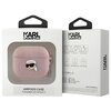 Etui na słuchawki KARL LAGERFELD Monogram Karl Head do Apple AirPods 3 Różowy Kompatybilność Apple AirPods 3 gen