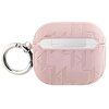 Etui na słuchawki KARL LAGERFELD Monogram Karl & Choupette Head do Apple AirPods 3 Różowy Wodoodporność Nie