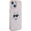 Etui KARL LAGERFELD IML Choupette Head & Monogram do Apple iPhone 13/14/15 Różowy Model telefonu iPhone 13
