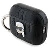Etui na słuchawki KARL LAGERFELD Monogram Karl Head do Apple AirPods Pro 2 Czarny Możliwość ładowania Nie