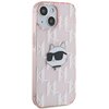 Etui KARL LAGERFELD IML Choupette Head & Monogram do Apple iPhone 13/14/15 Różowy Model telefonu iPhone 14