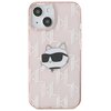 Etui KARL LAGERFELD IML Choupette Head & Monogram do Apple iPhone 13/14/15 Różowy Seria telefonu iPhone