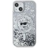 Etui KARL LAGERFELD Liquid Glitter Choupette Head Magsafe do Apple iPhone 14/15/13 Przezroczysty Model telefonu iPhone 13