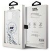 Etui KARL LAGERFELD Liquid Glitter Choupette Head Magsafe do Apple iPhone 12/12 Pro Transparentny Marka telefonu Apple