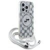 Etui KARL LAGERFELD IML Crossbody Monogram Karl & Choupette Head MagSafe do Apple iPhone 15 Pro Przezroczysty Seria telefonu iPhone