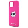 Etui KARL LAGERFELD Silicone Choupette Head MagSafe do Apple iPhone 14 Plus/15 Plus Różowy Dominujący kolor Różowy