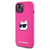 Etui KARL LAGERFELD Silicone Choupette Head MagSafe do Apple iPhone 14 Plus/15 Plus Różowy Seria telefonu iPhone