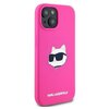 Etui KARL LAGERFELD Silicone Choupette Head MagSafe do Apple iPhone 14 Plus/15 Plus Różowy Model telefonu iPhone 15 Plus