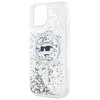 Etui KARL LAGERFELD Liquid Glitter Choupette Head Magsafe do Apple iPhone 15/14/13 Przezroczysty Kompatybilność Apple iPhone 13