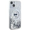 Etui KARL LAGERFELD Liquid Glitter Choupette Head Magsafe do Apple iPhone 15/14/13 Przezroczysty Model telefonu iPhone 14
