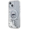 Etui KARL LAGERFELD Liquid Glitter Karl Head Magsafe do Apple iPhone 13/14/15 Transparentny Model telefonu iPhone 15