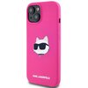 Etui KARL LAGERFELD Silicone Choupette Head MagSafe do Apple iPhone 13/14/15 Różowy Seria telefonu iPhone
