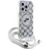 Etui KARL LAGERFELD IML Crossbody Monogram Karl & Choupette Head MagSafe do Apple iPhone 15 Pro Max Przezroczysty Seria telefonu iPhone