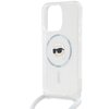 Etui KARL LAGERFELD Crossbody IML Karl Head Magsafe do Apple iPhone 15 Pro Max Przezroczysty Dominujący kolor Przezroczysty