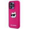 Etui KARL LAGERFELD Silicone Choupette Head MagSafe do Apple iPhone 15 Pro Max Różowy Model telefonu iPhone 15 Pro Max