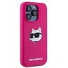 Etui KARL LAGERFELD Silicone Choupette Head MagSafe do Apple iPhone 15 Pro Max Różowy Kompatybilność Apple iPhone 15 Pro Max